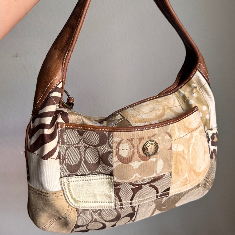 Patchwork Shoulder Bag Coach
